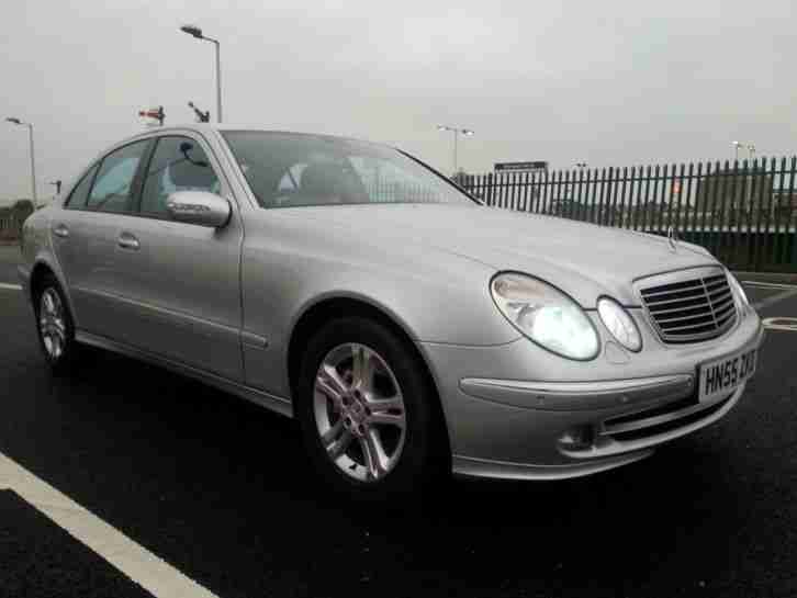 2005 MERCEDES E280 CDI SPORT SILVER 7 SPEED AUTO DIESEL FULL LEATHER HIGH SPEC