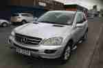 2005 MERCEDES ML 320 CDI SE AUTO SILVER, FSH