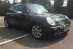 2005 COOPER 1.6 BLACK, Half Leather,