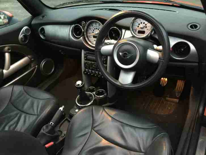 2005 MINI COOPER S CONVERTIBLE..FULL LEATHER..LOW MILES..BEAUTIFUL CONDITION