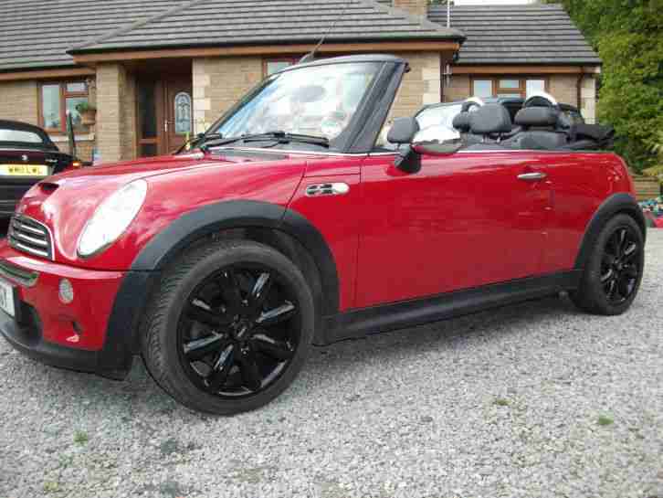 2005 COOPER S CONVERTIBLE RED
