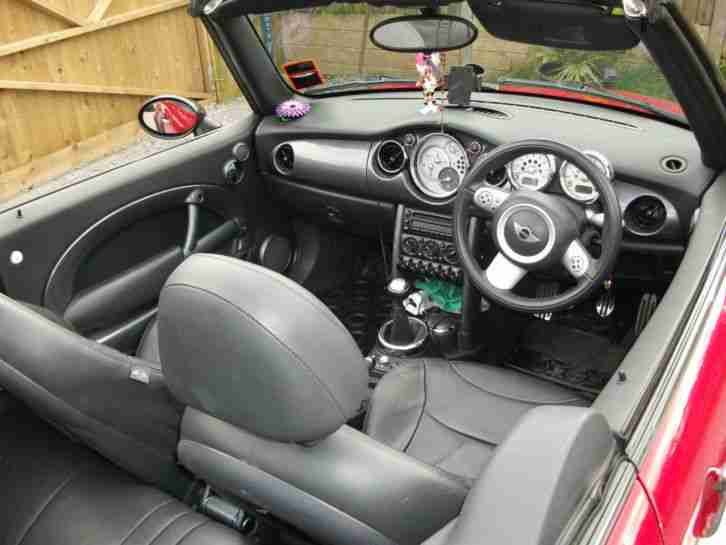 2005 MINI MINI COOPER S CONVERTIBLE RED