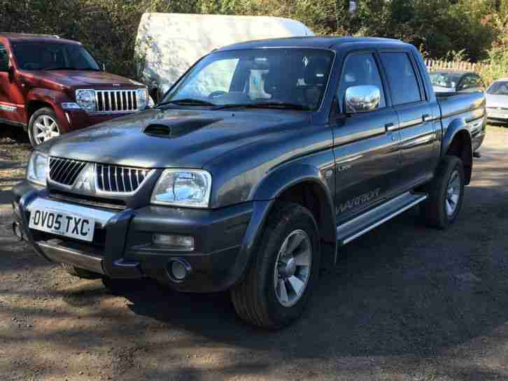 2005 MITSUBISHI L200 2.5 DIESEL MANUAL WARRIOR OPEN BACK LWB GREY