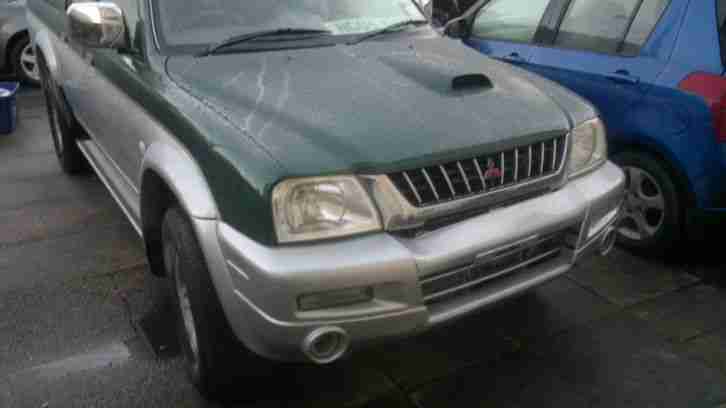 2005 MITSUBISHI L200 2.5TD 4LIFE 4WD GREEN/SILVER