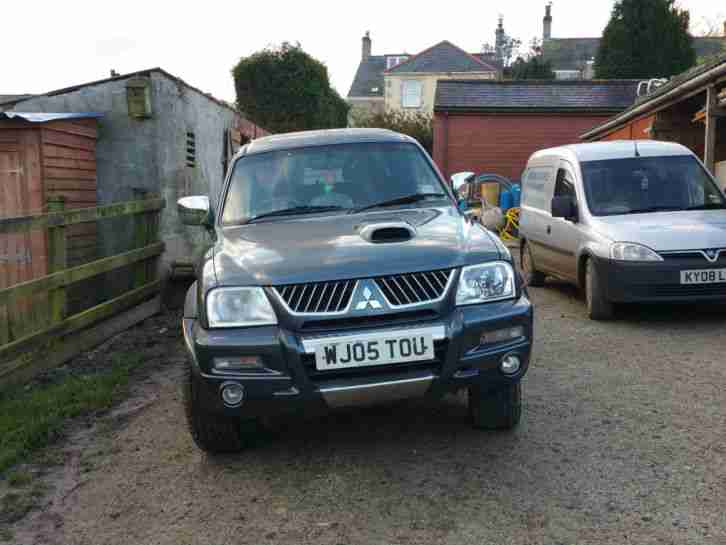 2005 MITSUBISHI L200 2.5TD GREY 05 REG WARRIOR 4x4