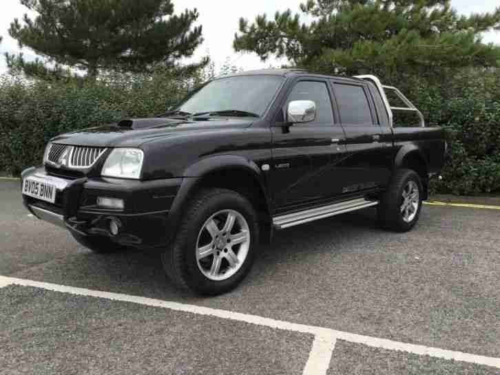 2005 MITSUBISHI L200 ANIMAL LWB 4WD BLACK - WARRIOR
