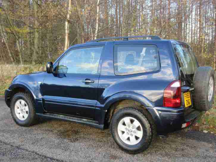 2005 MITSUBISHI SHOGUN EQUIPPE DI-D DIESEL SWB 3 DOOR REAR SEATS 4x4 EDINBURGH