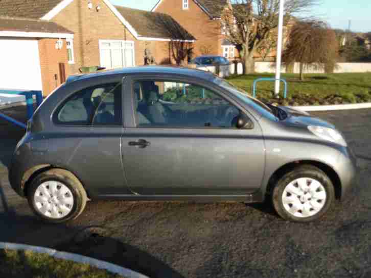 2005 NISSAN MICRA 1.2 16V S 3 DOOR IN TECHNO GREY, VERY CHEAP CAR