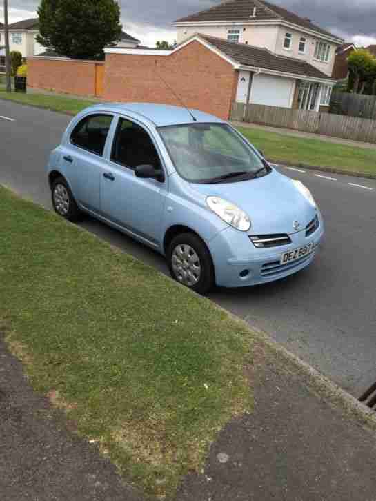 2005 NISSAN MICRA S BLUE .1.2cc two owners and private plate included