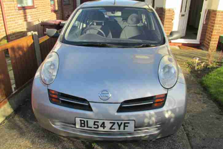 2005 NISSAN MICRA S SILVER cat d very light easy repairable