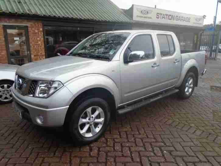 2005 NISSAN NAVARA 2.5 DCI SE MANUAL DOUBLE CAB PICKUP SILVER (55 REG) DONE 104K