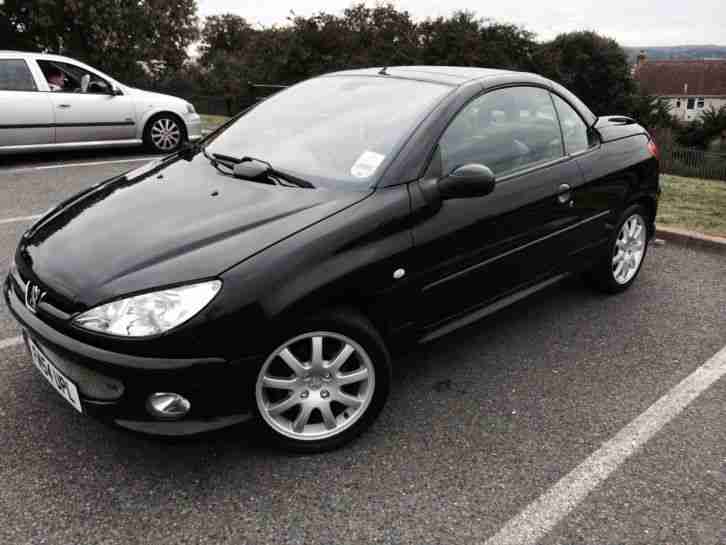 2005 PEUGEOT 206 CC BLACK 2.0 16 v petrol se