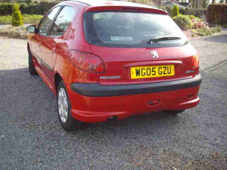 2005 PEUGEOT 206 S HDI RED