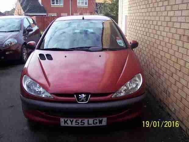 2005 PEUGEOT 206 S RED