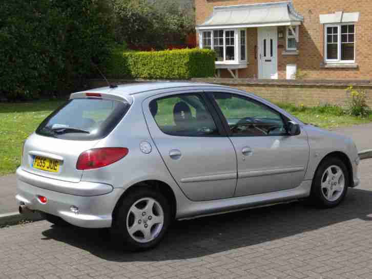 2005 PEUGEOT 206 SPORT 1.4 5 DOOR SILVER 12 MONTHS MOT FULL SERVICE HISTORY