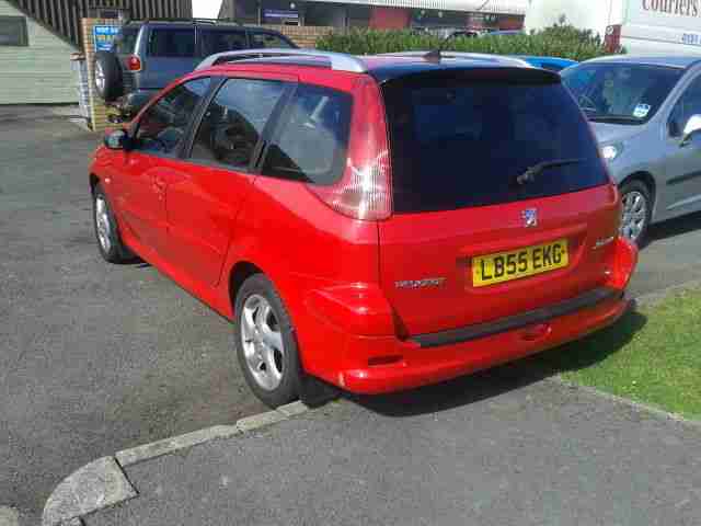 2005 PEUGEOT 206 VERVE SW HDI RED