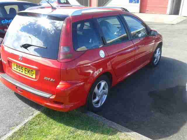 2005 PEUGEOT 206 VERVE SW HDI RED