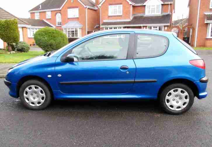 2005 PEUGEOT 206 ZEST BLUE