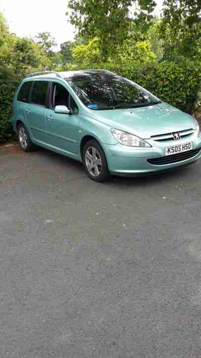 2005 PEUGEOT 307 SW SE GREEN LOW MILES