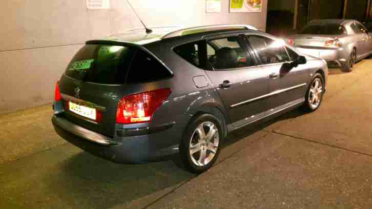 2005 PEUGEOT 407 SW ZENITH HDI GREY ESTATE