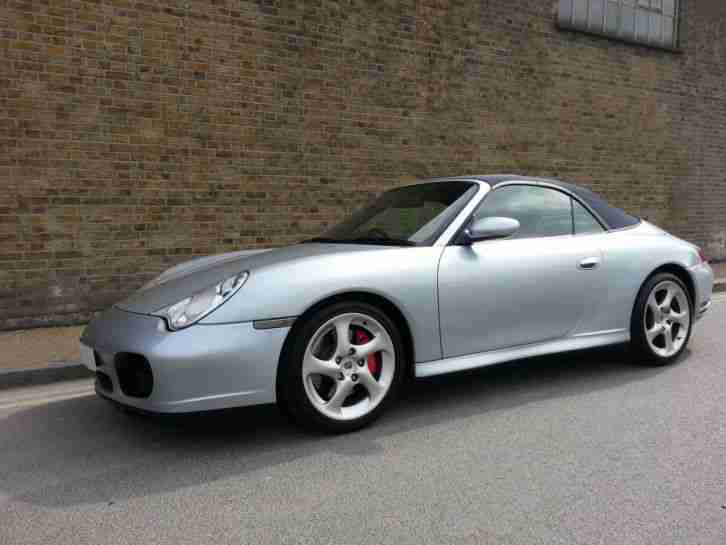 2005 PORSCHE 911 996 CARRERA 4S Cabriolet, Polar silver C4s Cab inc HARD TOP