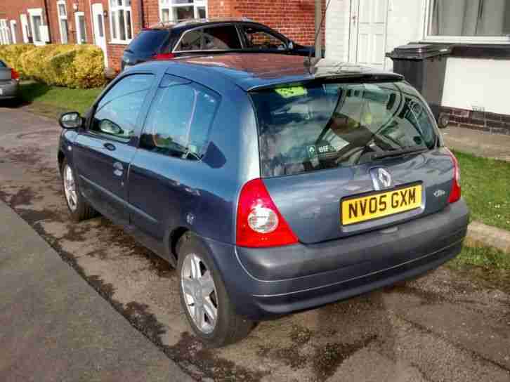 2005 RENAULT CLIO DYNAMIQUE 16V BLUE