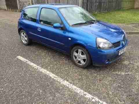 2005 RENAULT CLIO EXTREME 16V BLUE