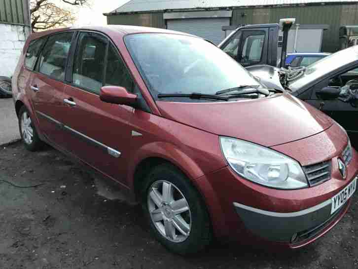 2005 RENAULT GRAND SCENIC DYN IQUE 16V RED SPARES OR REPAIR