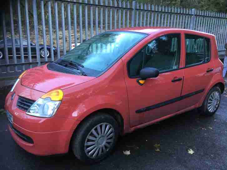 2005 RENAULT MODUS AUTHENTIQUE 1.2 16V RED