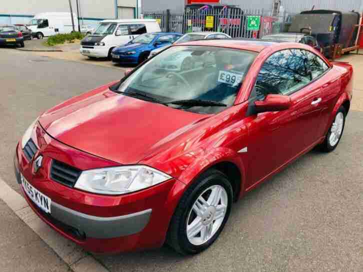 2005 Renault Megane 1.6 PRIVILEGE VVT COUPE CABRIOLET 2d 115 BHP Convertible Pet