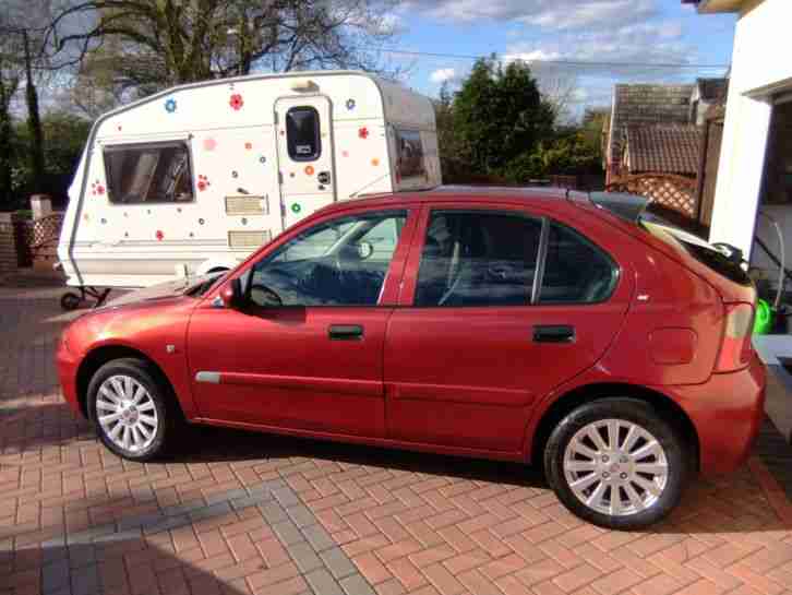 2005 Rover 25 1.4 5 door Hatch, metallic red, full black leather 56,000 miles