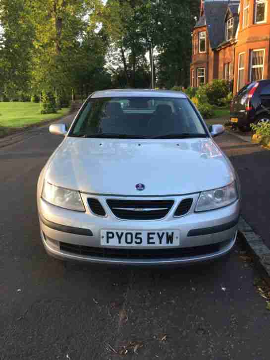 2005 SAAB 9-3 LINEAR SPORT TID 8V SILVER - DIESEL - SAT NAV - MUST SELL ASAP