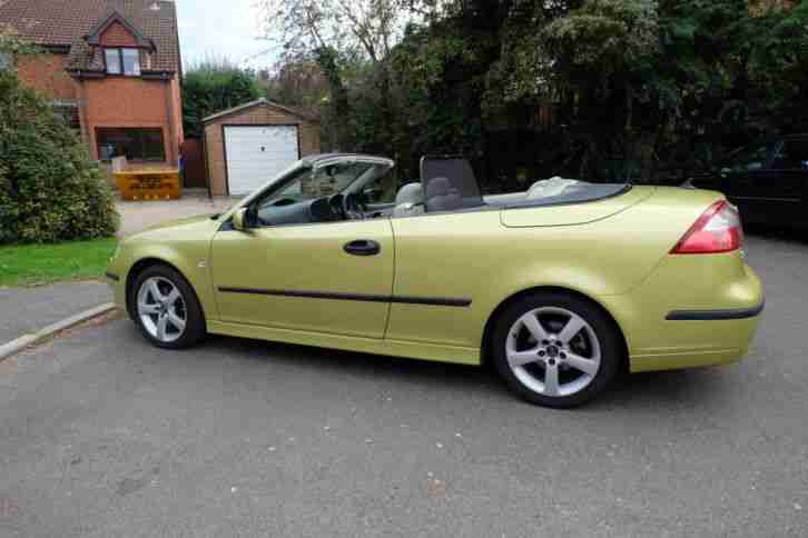 2005 SAAB 9-3 VECTOR 175 BHP S-A YELLOW