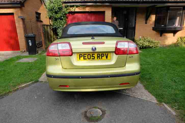 2005 SAAB 9-3 VECTOR 175 BHP S-A YELLOW