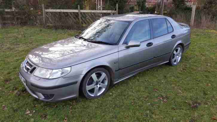 2005 SAAB 9-5 2.3 TURBO AERO HOT MANUAL SALOON GREY