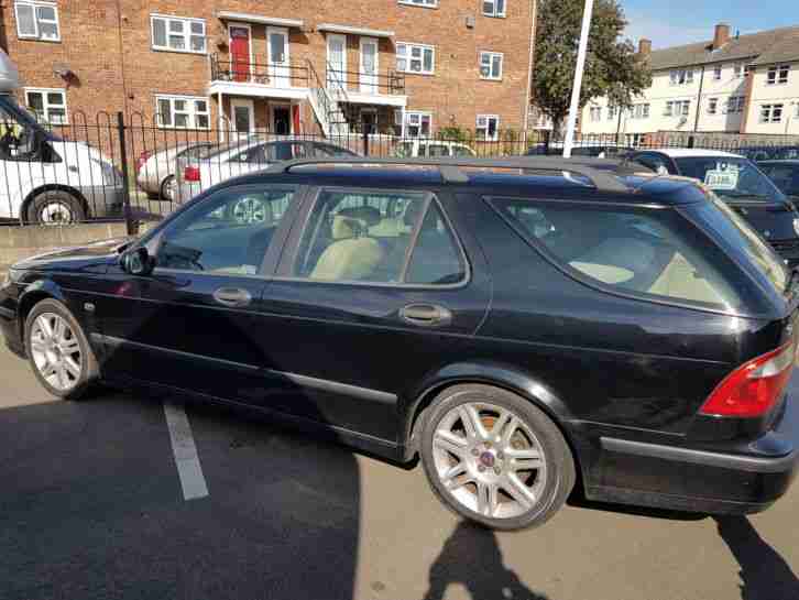 2005 SAAB 9-5 VECTOR TID BLACK spare or repairs
