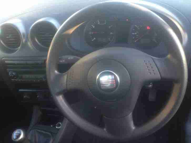 2005 SEAT IBIZA SPORT 1.4 16V BLACK only 74000 m HISTORY CHEAP INSURANCE MAY PX