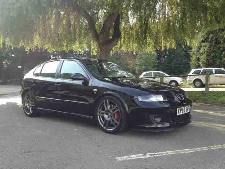 2005 SEAT LEON CUPRA R 20VT 225BHP BAM FR BLACK PETROL