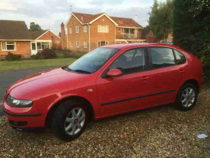 2005 SEAT LEON S 16V RED