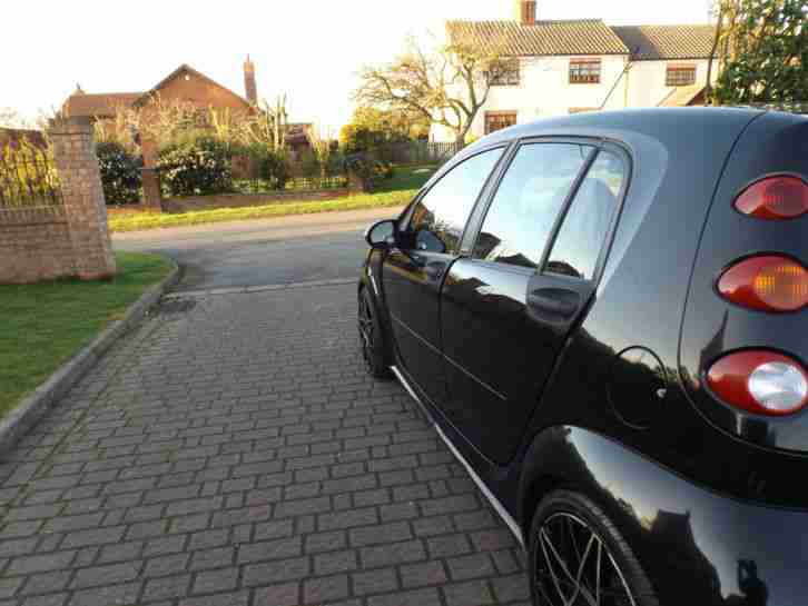 2005 SMART FORFOUR BRABUS TURBO FULL MOT FSH SAT NAV LEATHER RUNS/DRIVES GREAT!