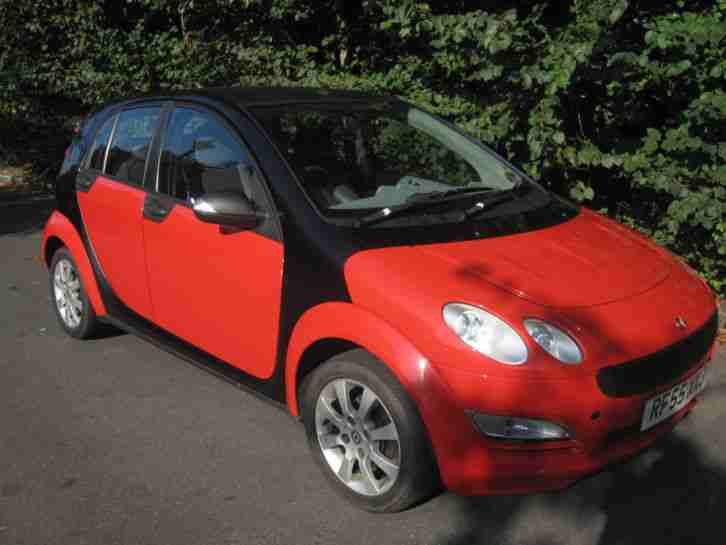 2005 SMART FORFOUR COOLSTYLE BLACK & RED