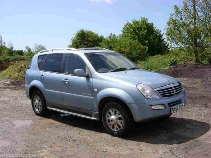 2005 SSANGYONG REXTON RX270 SE5 AUTO DIESEL ESTATE BLUE LOW MILEAGE