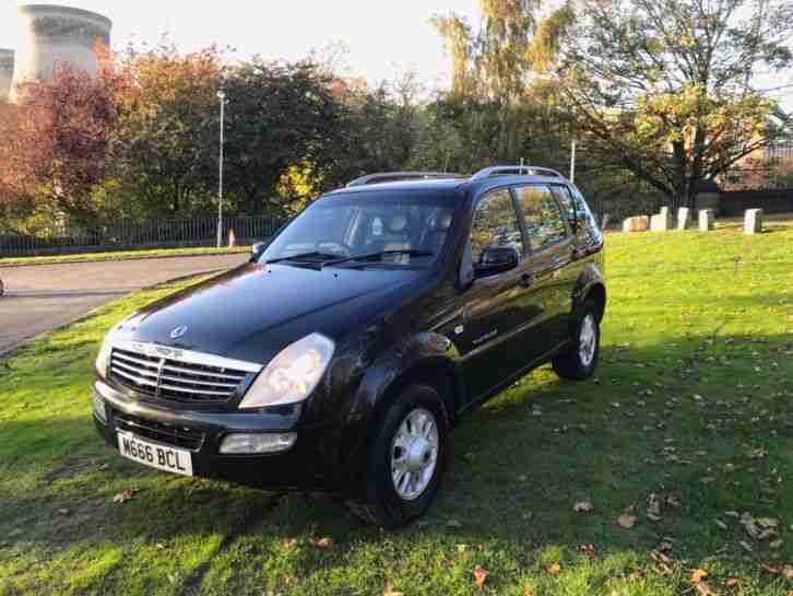 2005 SSANGYONG REXTON RX270 SE5 AUTO PANTHER BLACK STUNNING 4X4 MEGA SPEC & AUTO