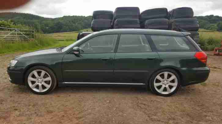 2005 SUBARU LEGACY ESTATE 3.0 R SPEC-B 4x4 GREEN SERVICE HISTORY
