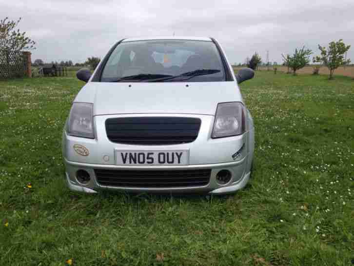 (2005) Silver Modified Citroen C2 Furio 1.4 Manual Project Car : Cheap insurance