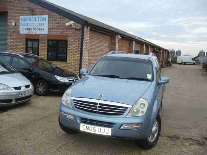 2005 Ssangyong Rexton 2.7TD RX 270 SE MET BLUE 57000MLS ONLY