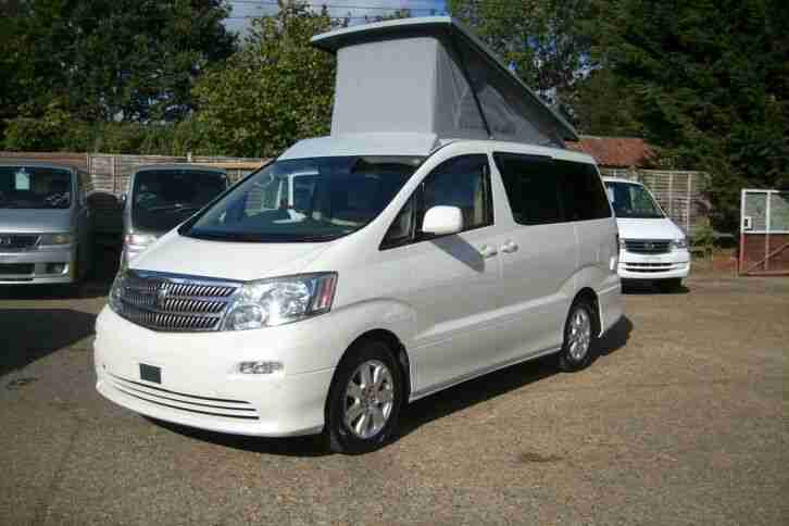 2005 TOYOTA ALPHARD CAMPER VAN,MOTORHOME~+SWIVEL SEAT~SIDE KITCHEN~POP ROOF~