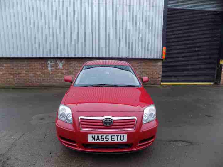 2005 AVENSIS T2 RED 1.8 VVTI ONE OWNER