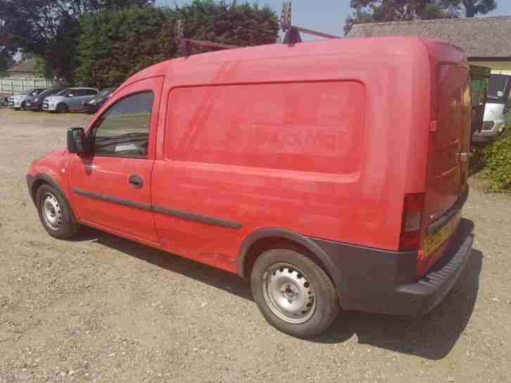 2005 VAUXHALL COMBO 1700 CDTI 16V RED