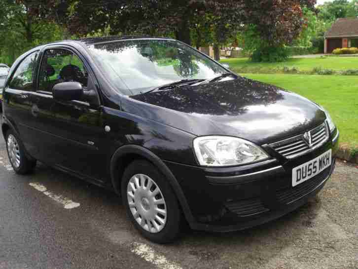 2005 VAUXHALL CORSA 1.0 LIFE in Black with 66000 miles